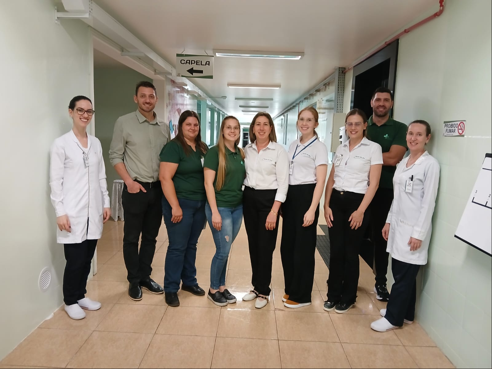 Equipe da AssociaÃ§Ã£o Hospitalar Beneficente Pinhalzinho-SC esteve em nosso Hospital